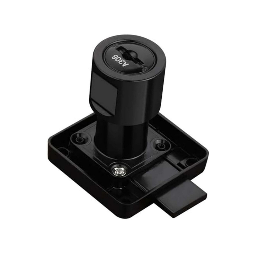 👣4/$20.  Black Security Lock with Keys